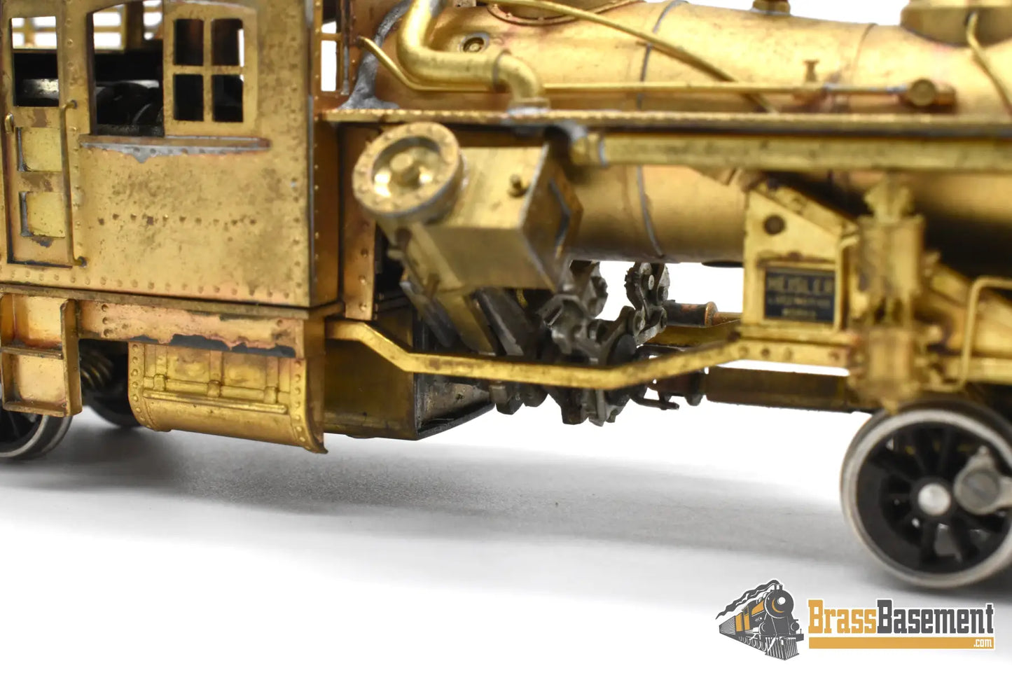 HO Brass – PFM United Heisler Geared Locomotive – Unpainted – 1963 Run - Does Not Run Steam