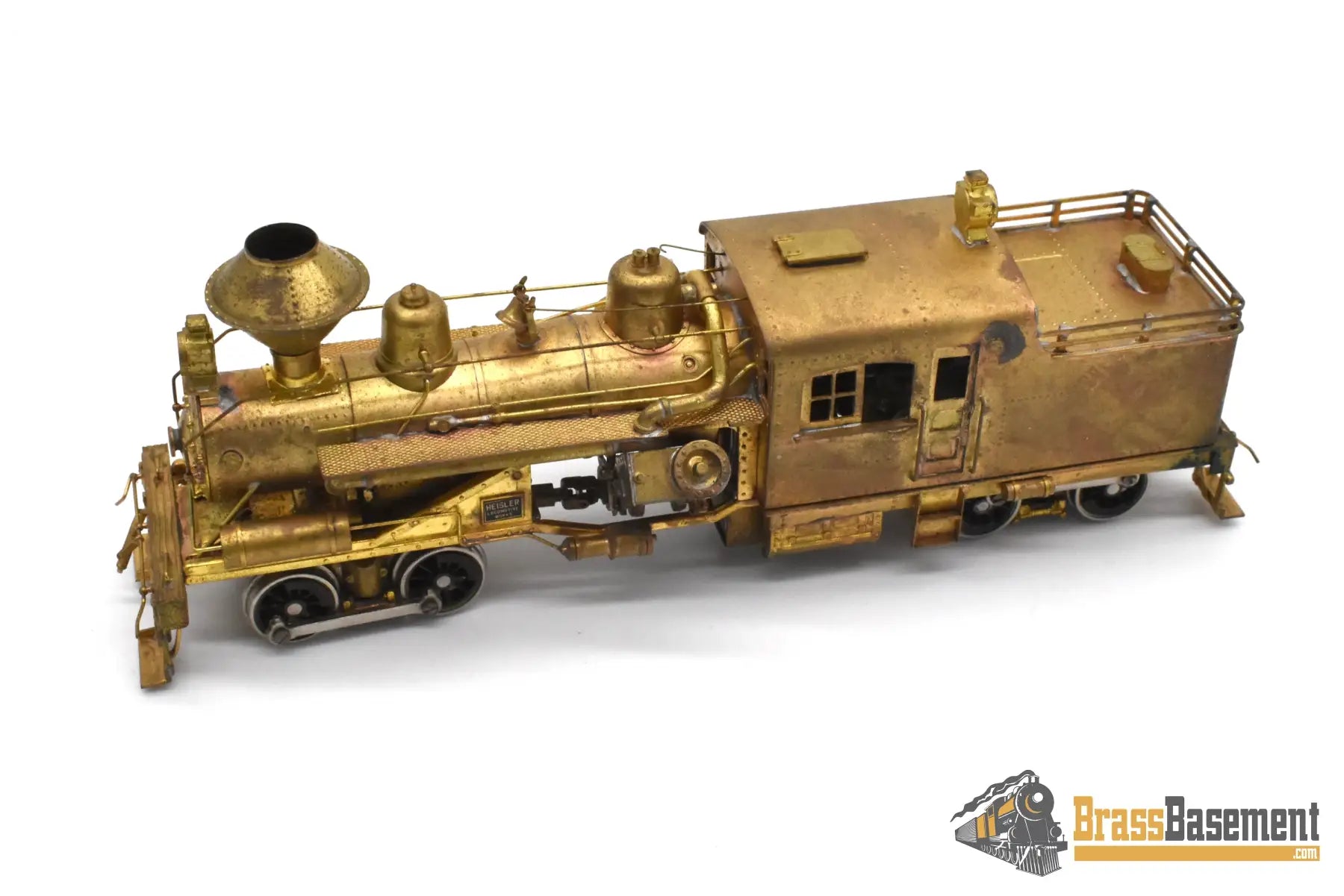 HO Brass – PFM United Heisler Geared Locomotive – Unpainted – 1963 Run - Does Not Run Steam