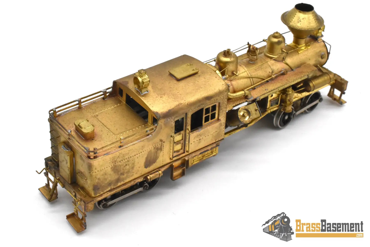 HO Brass – PFM United Heisler Geared Locomotive – Unpainted – 1963 Run - Does Not Run Steam