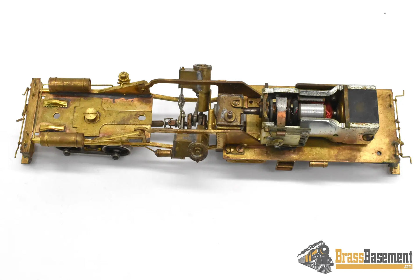 HO Brass – PFM United Heisler Geared Locomotive – Unpainted – 1963 Run - Does Not Run Steam