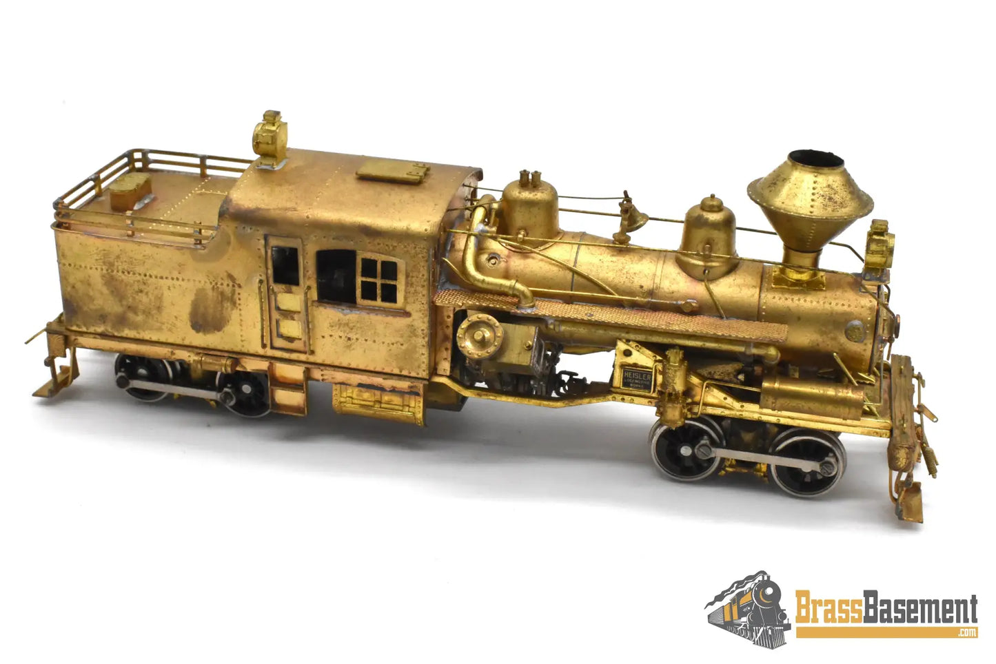 HO Brass – PFM United Heisler Geared Locomotive – Unpainted – 1963 Run - Does Not Run Steam