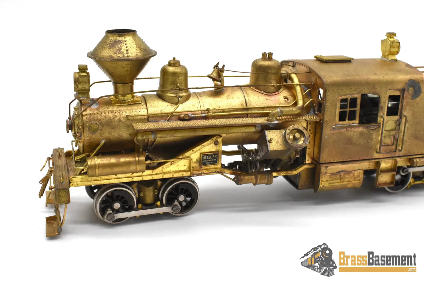HO Brass – PFM United Heisler Geared Locomotive – Unpainted – 1963 Run - Does Not Run Steam