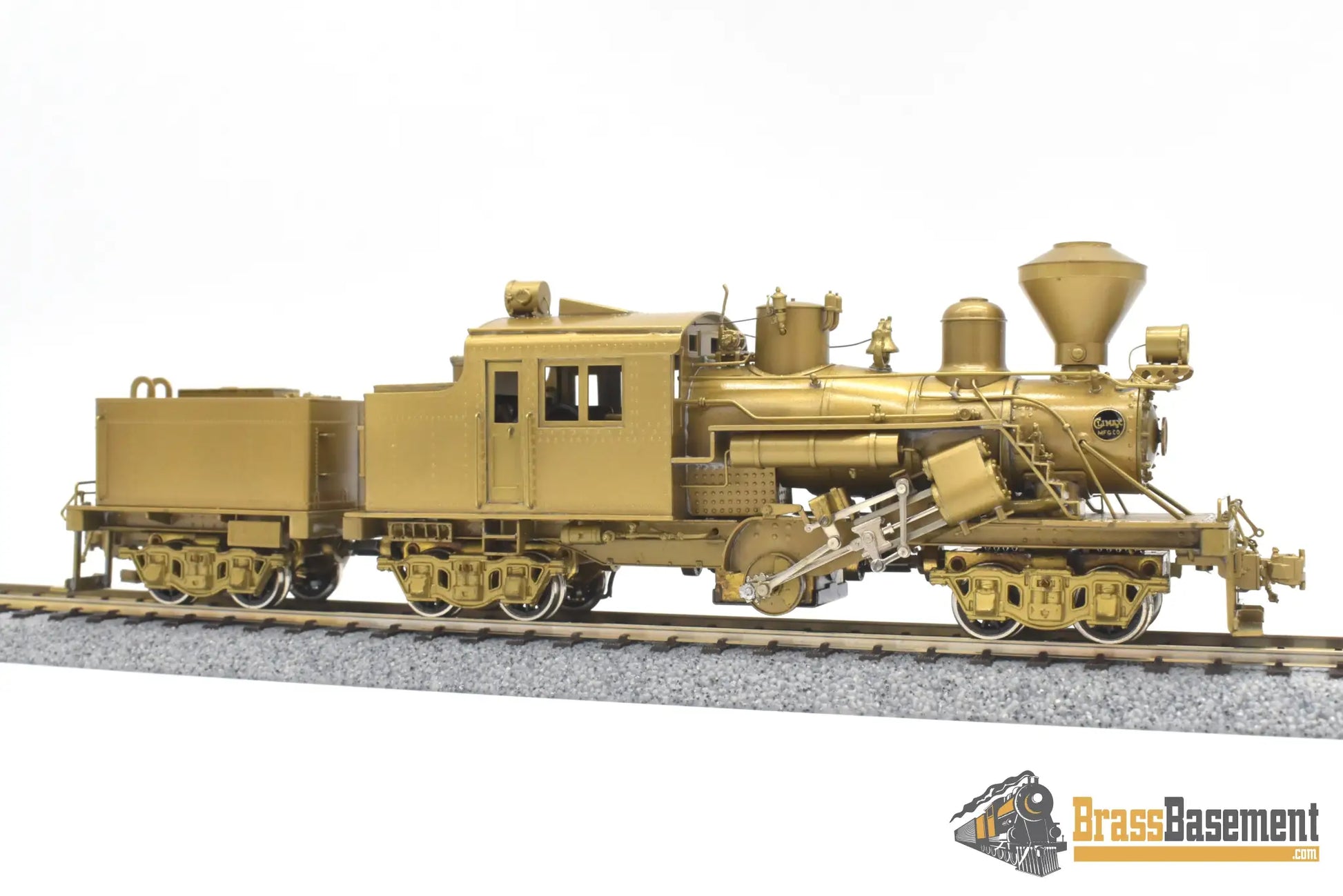 Ho Brass - Pfm United Hillcrest Lumber Co. Three Truck Climax Mint Steam
