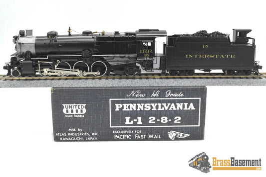 Ho Brass - Njcb Gom Interstate Railroad L - 1 2 - 8 - 2 #15 Hal Maynard Pro Paint Steam