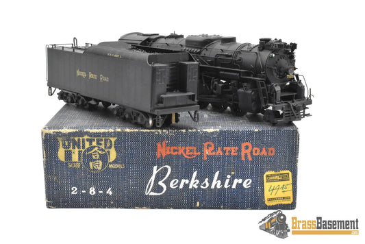 HO Brass - PFM United Nickel Plate Road NKP 2-8-4 Berkshire #725 C/P 1960s Run - Steam