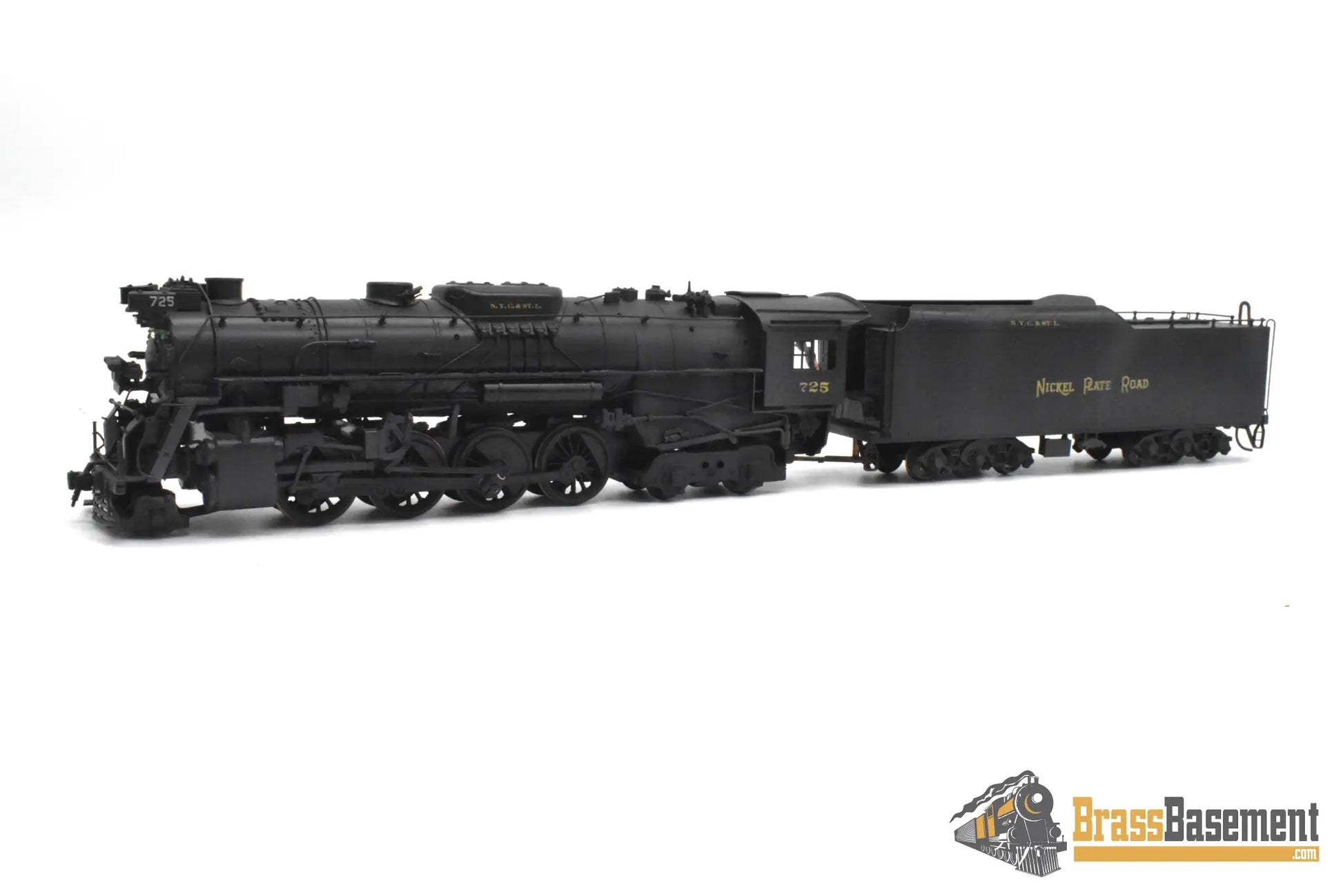 HO Brass - PFM United Nickel Plate Road NKP 2-8-4 Berkshire #725 C/P 1960s Run - Steam