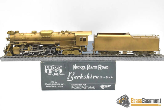 HO Brass - PFM United Nickel Plate Road 2-8-4 Berkshire - Upgraded! Steam