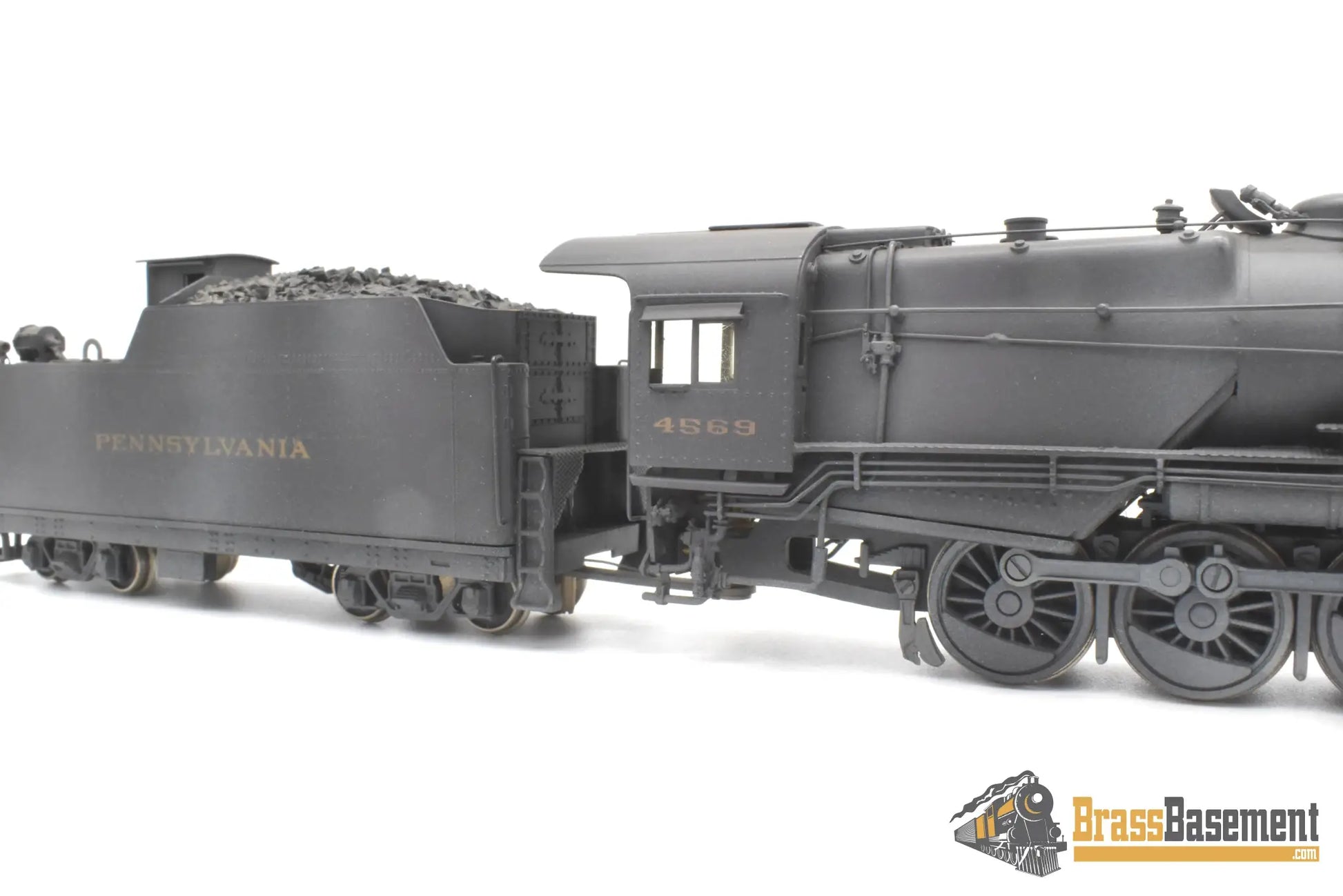 Ho Brass - Pfm United Pennsylvania Rr Prr I-1 2-10-0 #4569 C/P & Heavy Weathering Steam