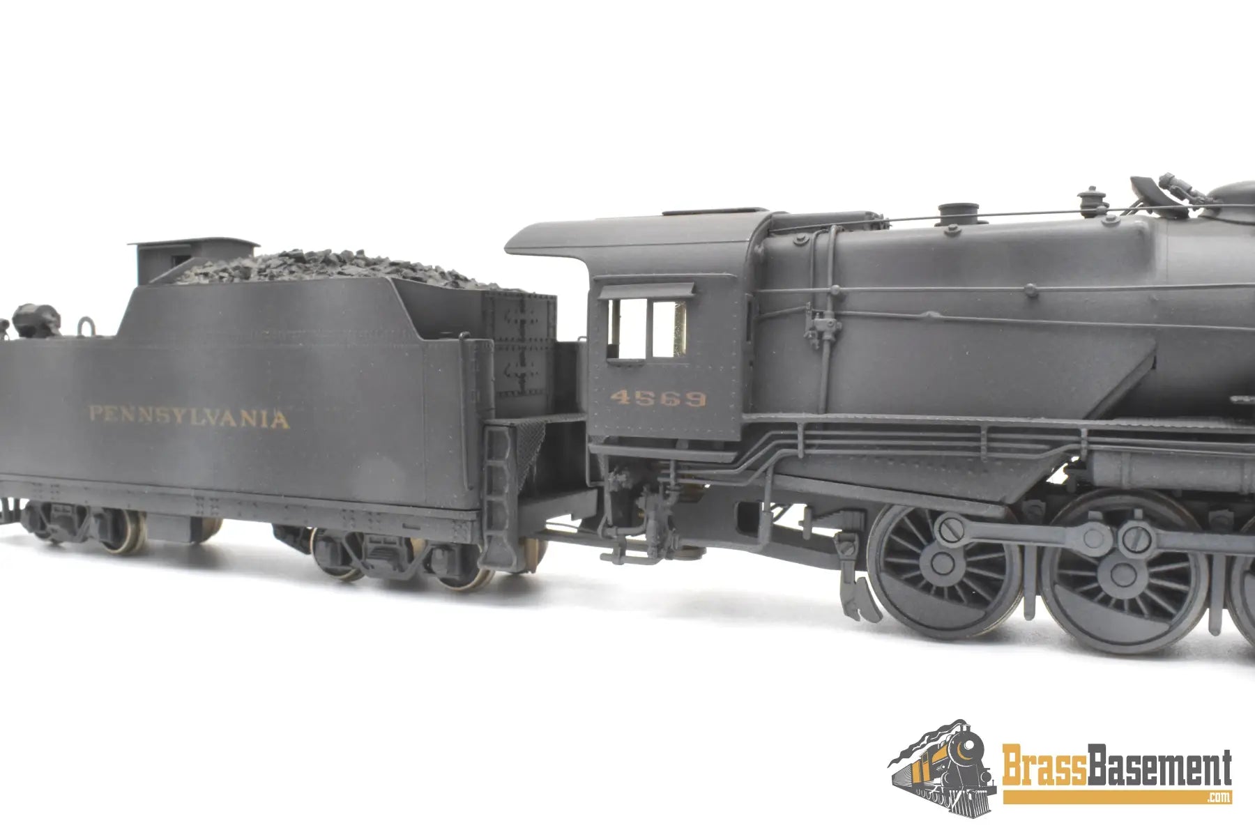 Ho Brass - Pfm United Pennsylvania Rr Prr I-1 2-10-0 #4569 C/P & Heavy Weathering Steam