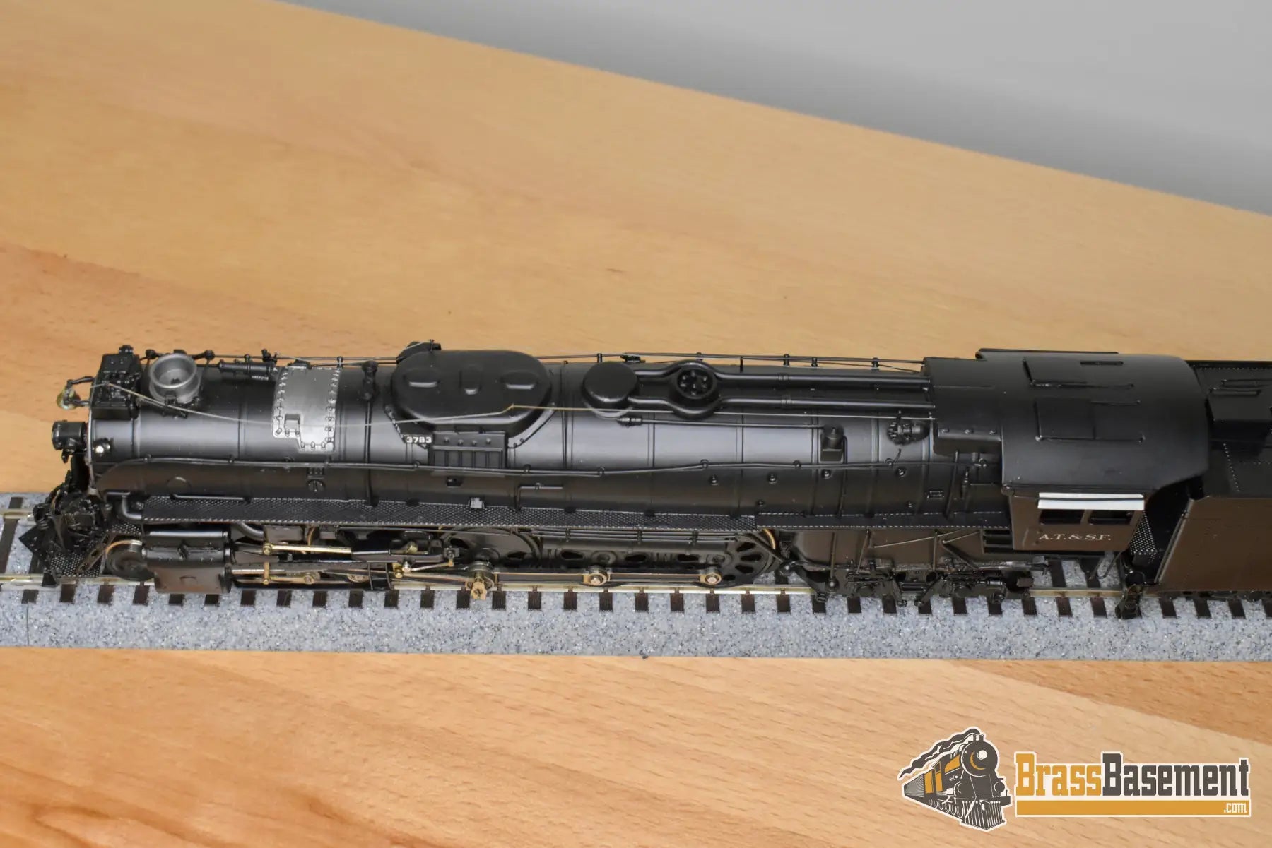 HO Brass - PFM United Santa Fe ATSF 4-8-4 #3783 - Hal Maynard Pro Paint Steam