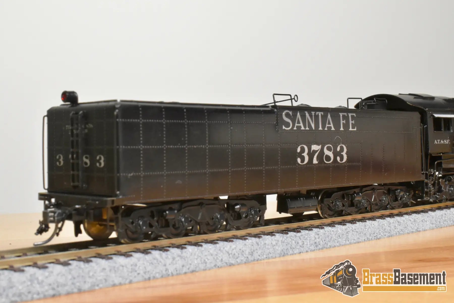 HO Brass - PFM United Santa Fe ATSF 4-8-4 #3783 - Hal Maynard Pro Paint Steam