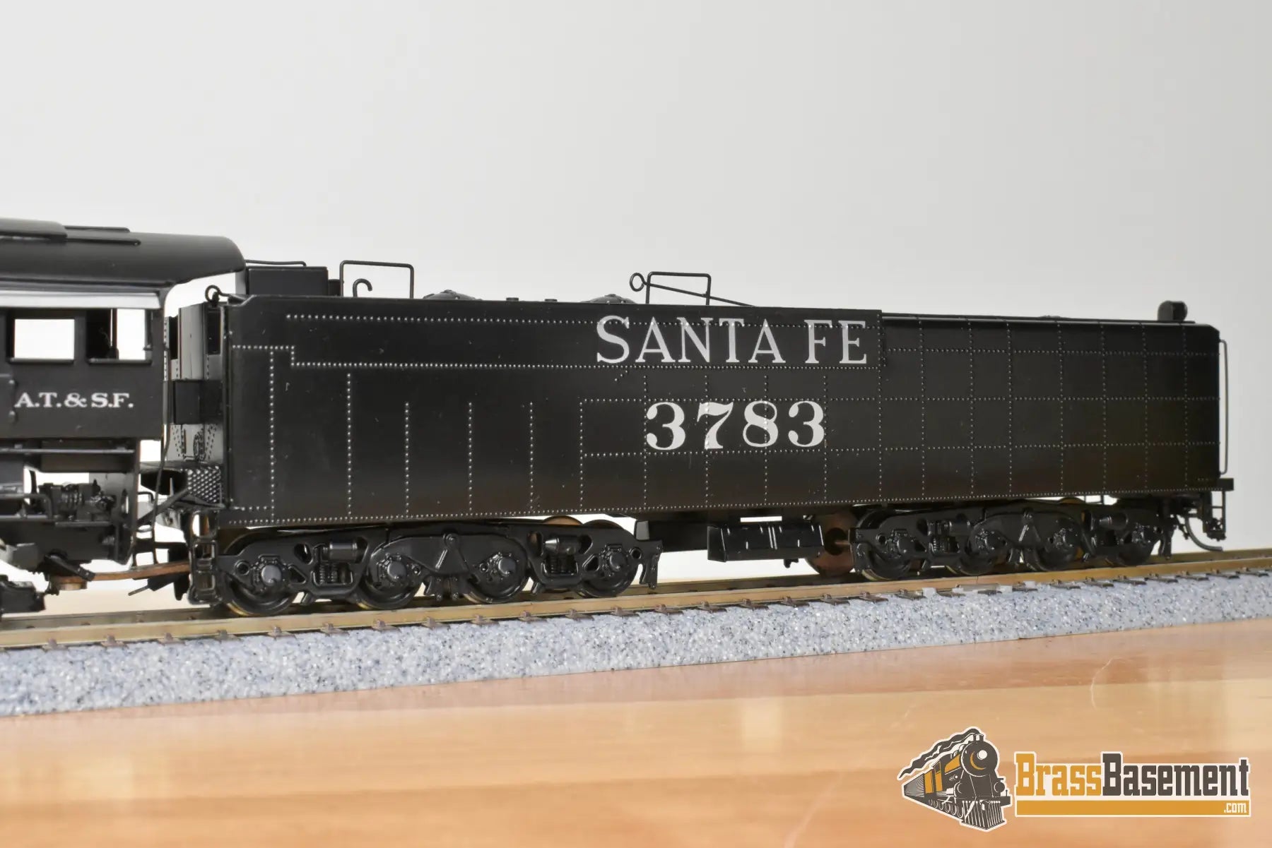 HO Brass - PFM United Santa Fe ATSF 4-8-4 #3783 - Hal Maynard Pro Paint Steam