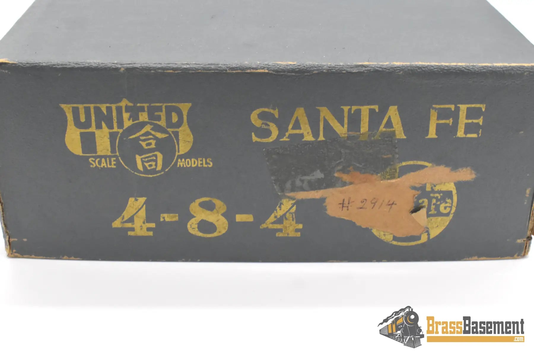 HO Brass - PFM United Santa Fe ATSF 4-8-4 #3783 - Hal Maynard Pro Paint Steam