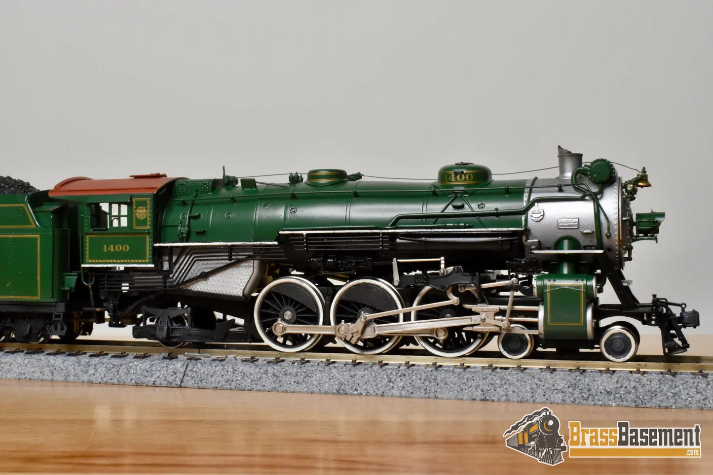 HO Brass - PFM United Southern Railway PS-4 4-6-2 #1400 - C/P Last Run - Serviced Steam