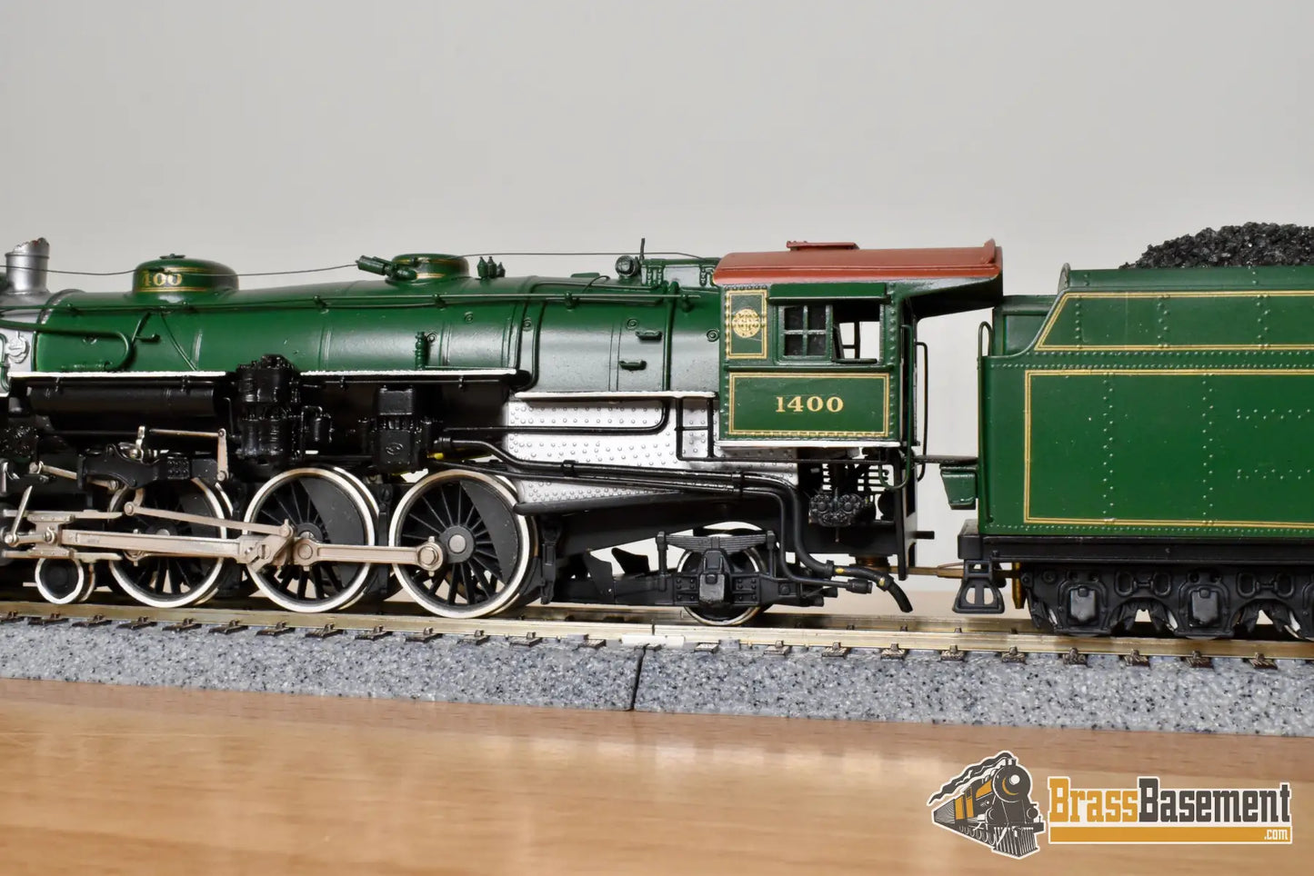 HO Brass - PFM United Southern Railway PS-4 4-6-2 #1400 - C/P Last Run - Serviced Steam