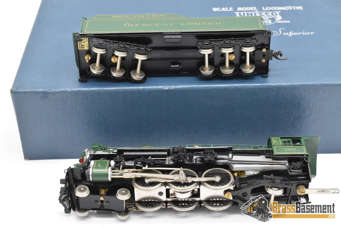 HO Brass - PFM United Southern Railway PS-4 4-6-2 #1401 - C/P 1973 - Serviced Steam