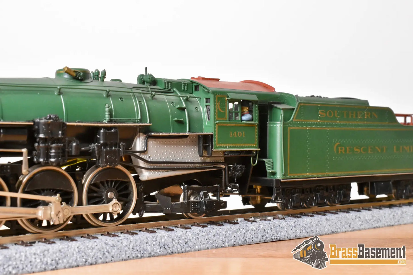 HO Brass - PFM United Southern Railway PS-4 4-6-2 #1401 - C/P 1973 - Serviced Steam