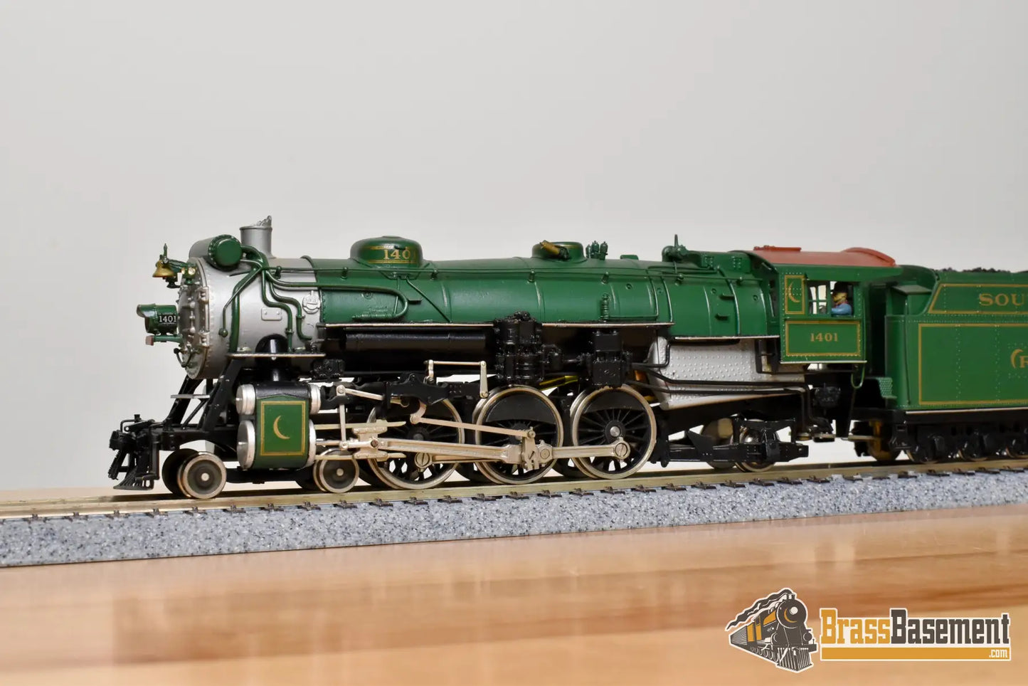 HO Brass - PFM United Southern Railway PS-4 4-6-2 #1401 - C/P 1973 - Serviced Steam