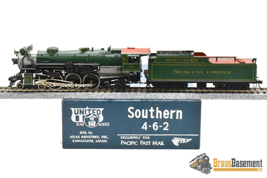 HO Brass - PFM United Southern Railway PS-4 4-6-2 #1401 - C/P 1973 - Serviced Steam