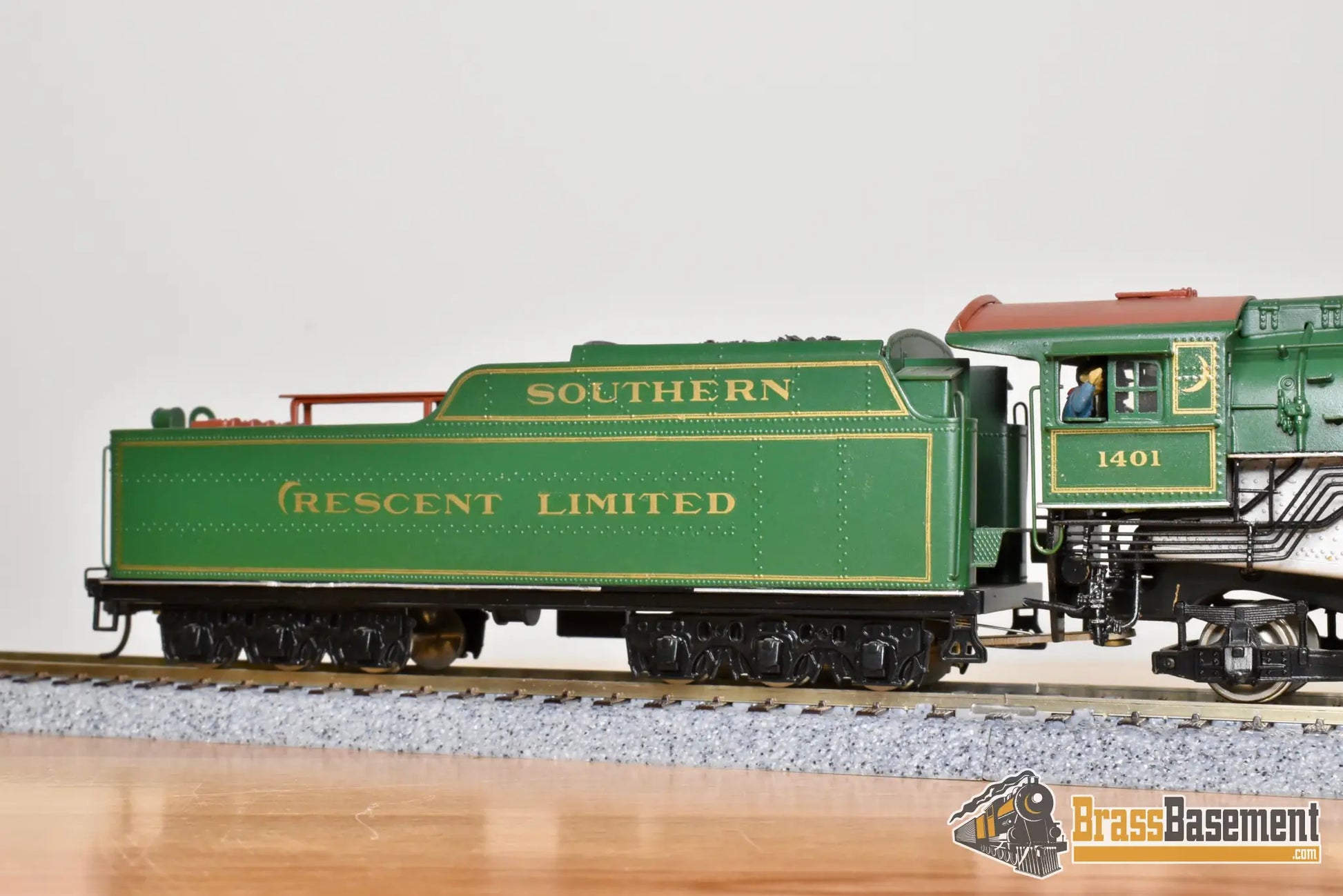 HO Brass - PFM United Southern Railway PS-4 4-6-2 #1401 - C/P 1973 - Serviced Steam