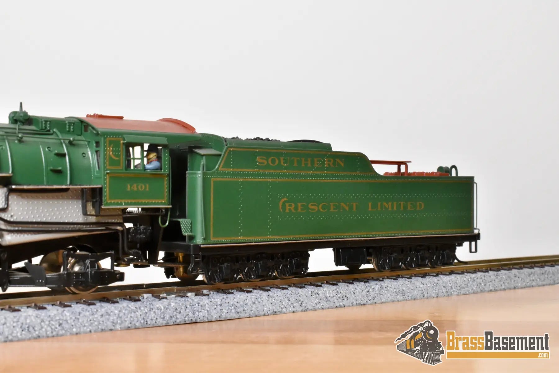 HO Brass - PFM United Southern Railway PS-4 4-6-2 #1401 - C/P 1973 - Serviced Steam