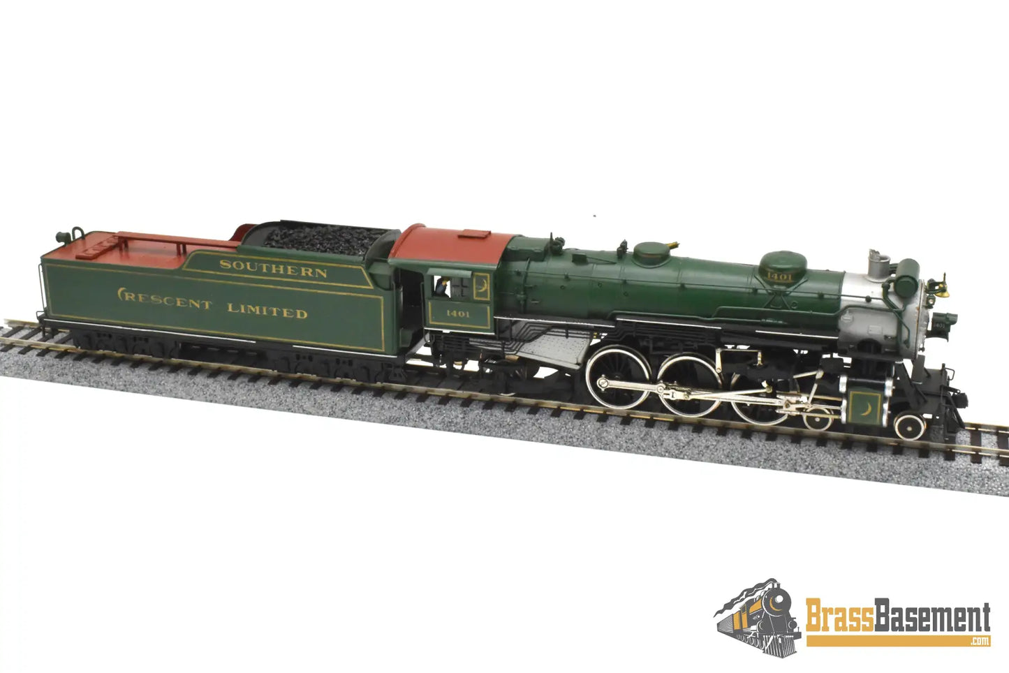HO Brass - PFM United Southern Railway PS-4 4-6-2 #1401 - C/P 1973 - Serviced Steam