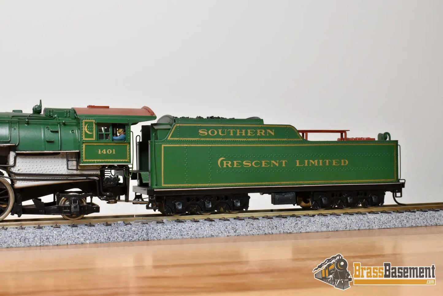HO Brass - PFM United Southern Railway PS-4 4-6-2 #1401 - C/P 1973 - Serviced Steam