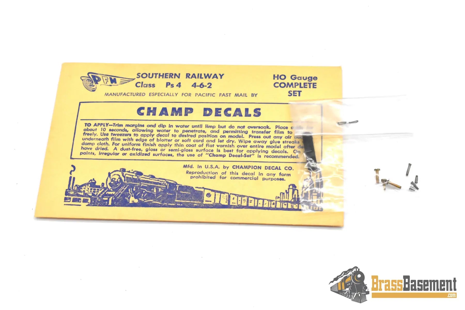 HO Brass - PFM United Southern Railway PS-4 4-6-2 - Last Run Mint Steam