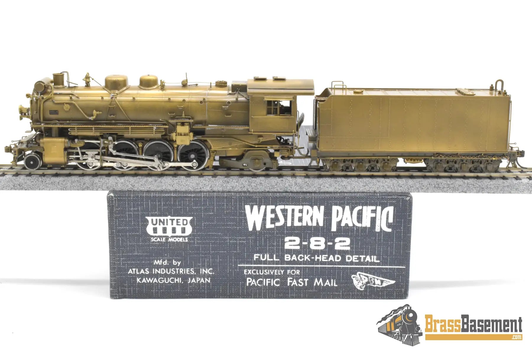 HO Brass - PFM United Western Pacific WP 2-8-2 MK63 - 1978 Run Steam