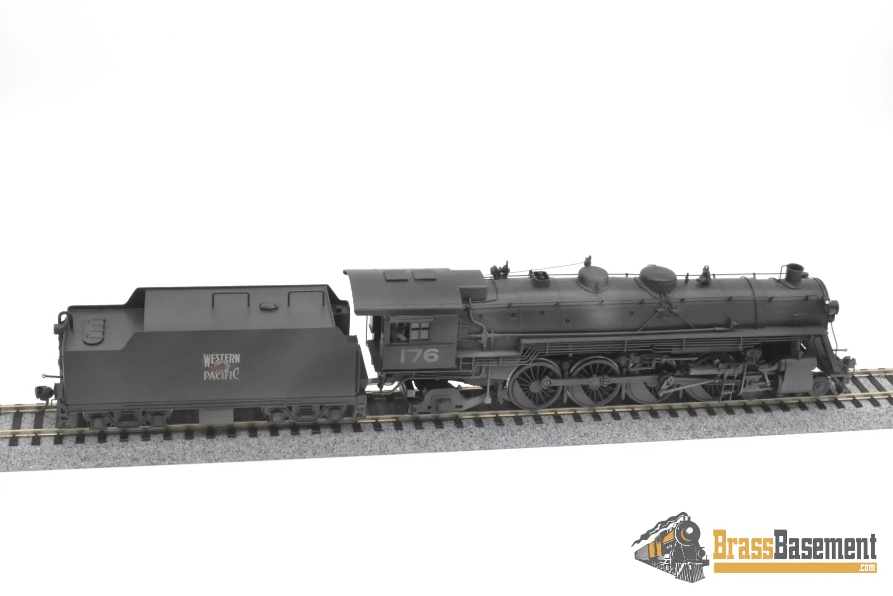 HO Brass - PFM United Western Pacific WP 4-8-2 MP-69 #176 - CP Steam