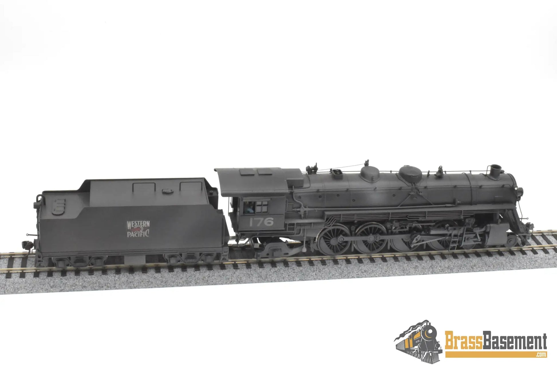HO Brass - PFM United Western Pacific WP 4-8-2 MP-69 #176 - CP Steam