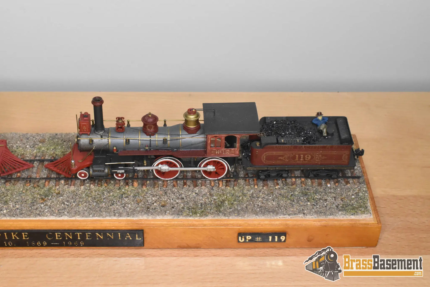 HO Brass - PFM UP/CP Union/Central Pacific Golden Spike Set 4-4-0 - Custom Paint UNPOWERED - Steam