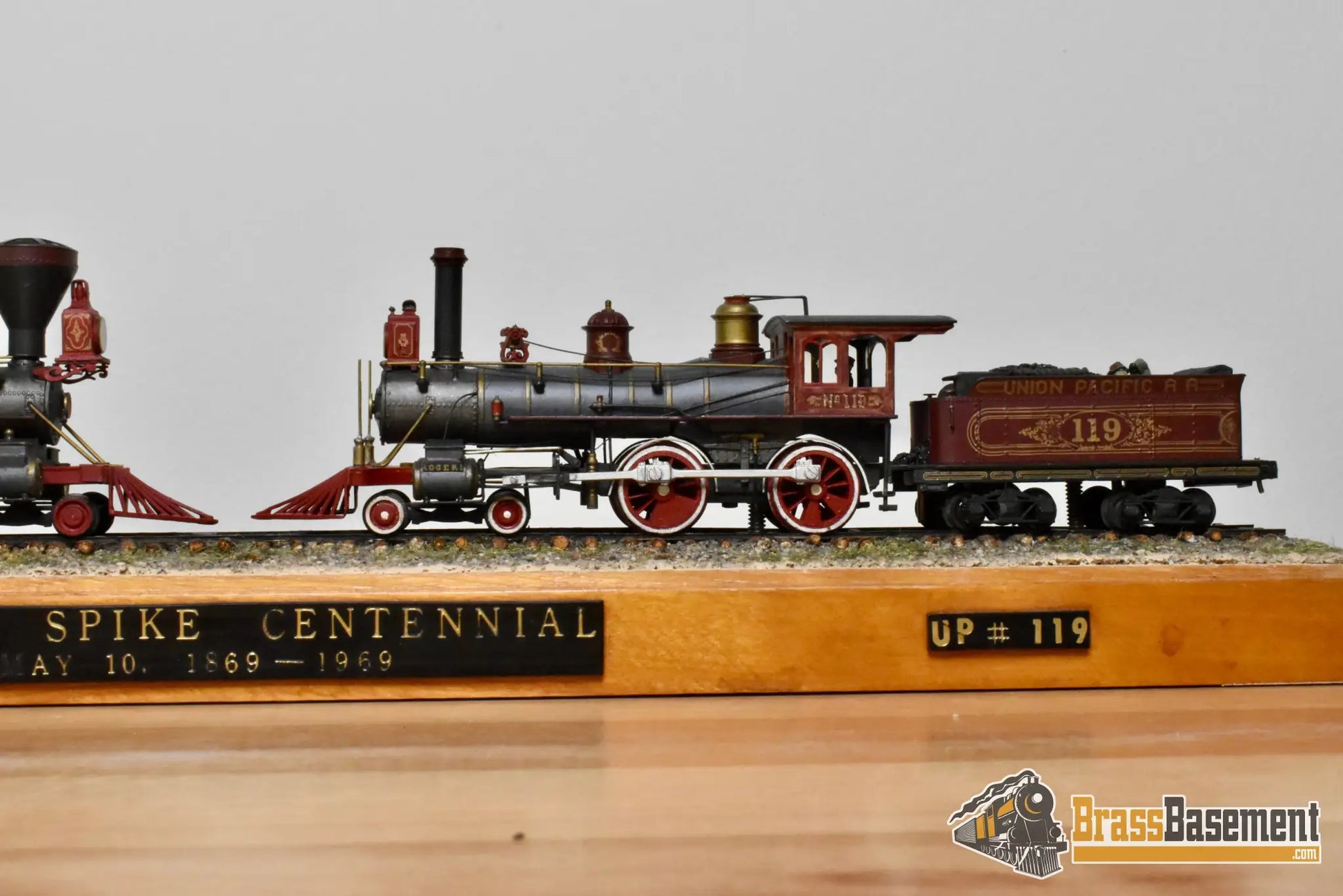 HO Brass - PFM UP/CP Union/Central Pacific Golden Spike Set 4-4-0 - Custom Paint UNPOWERED - Steam