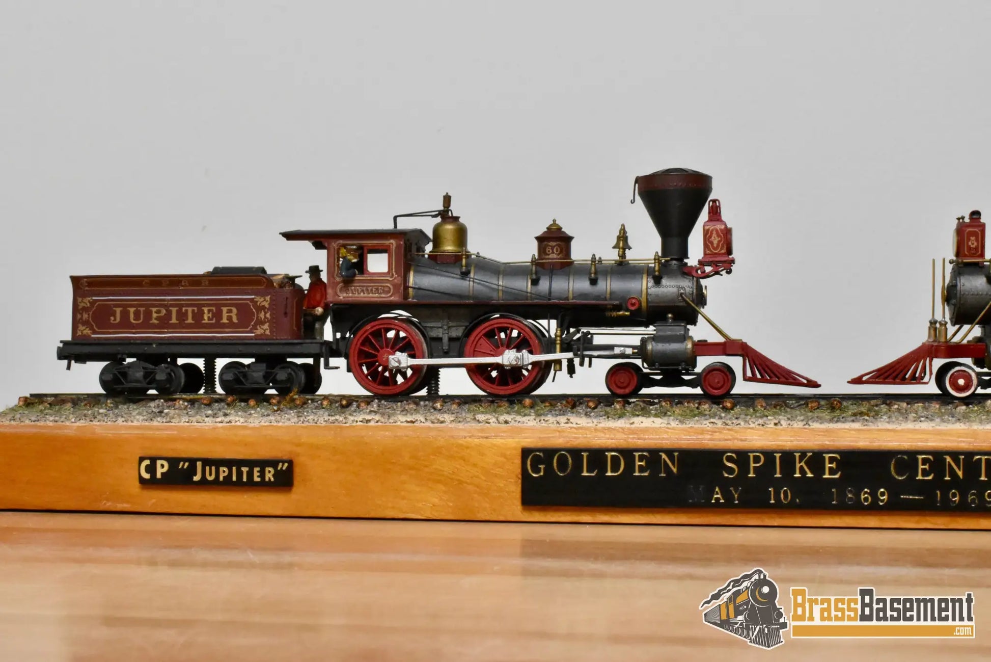 HO Brass - PFM UP/CP Union/Central Pacific Golden Spike Set 4-4-0 - Custom Paint UNPOWERED - Steam