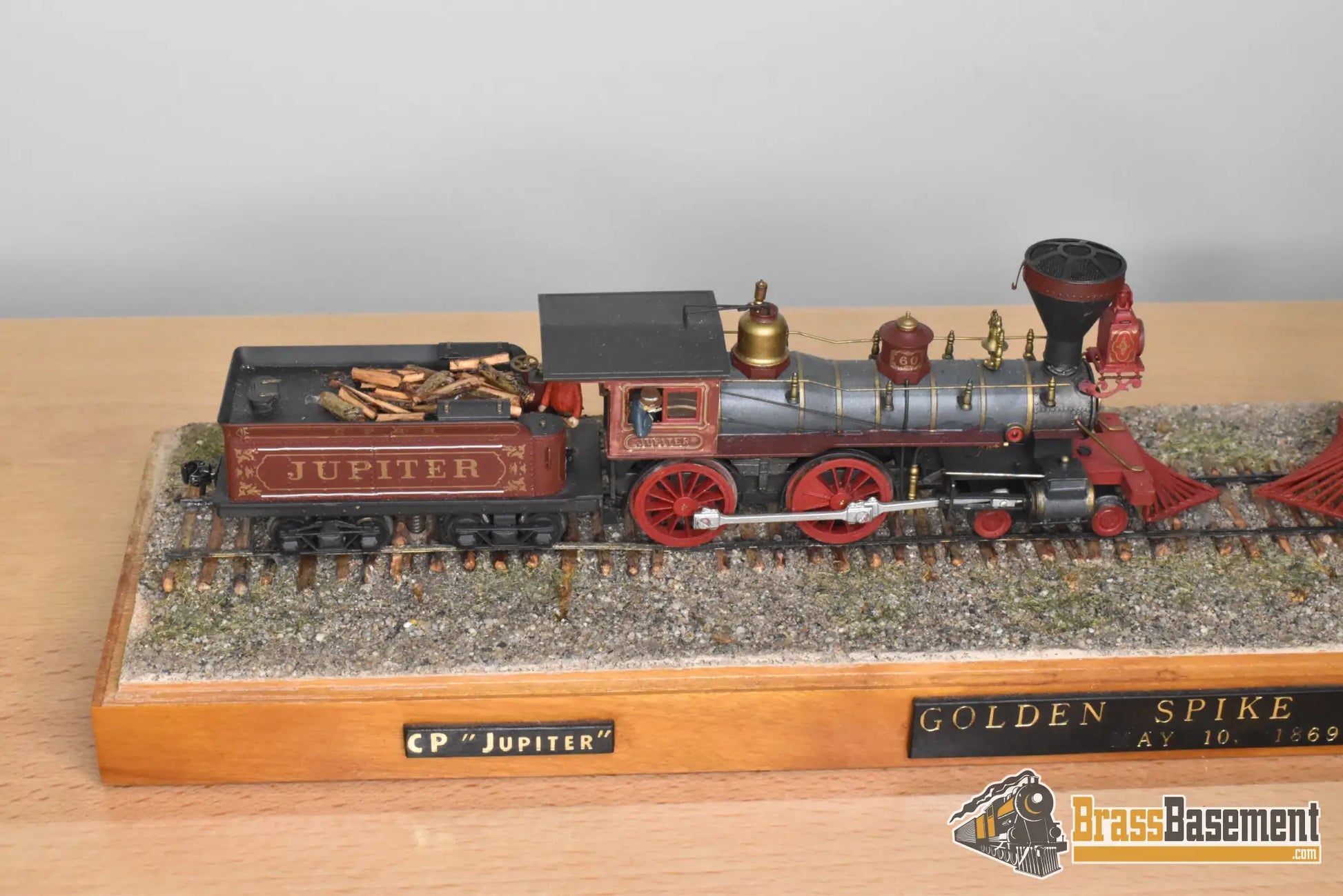 HO Brass - PFM UP/CP Union/Central Pacific Golden Spike Set 4-4-0 - Custom Paint UNPOWERED - Steam