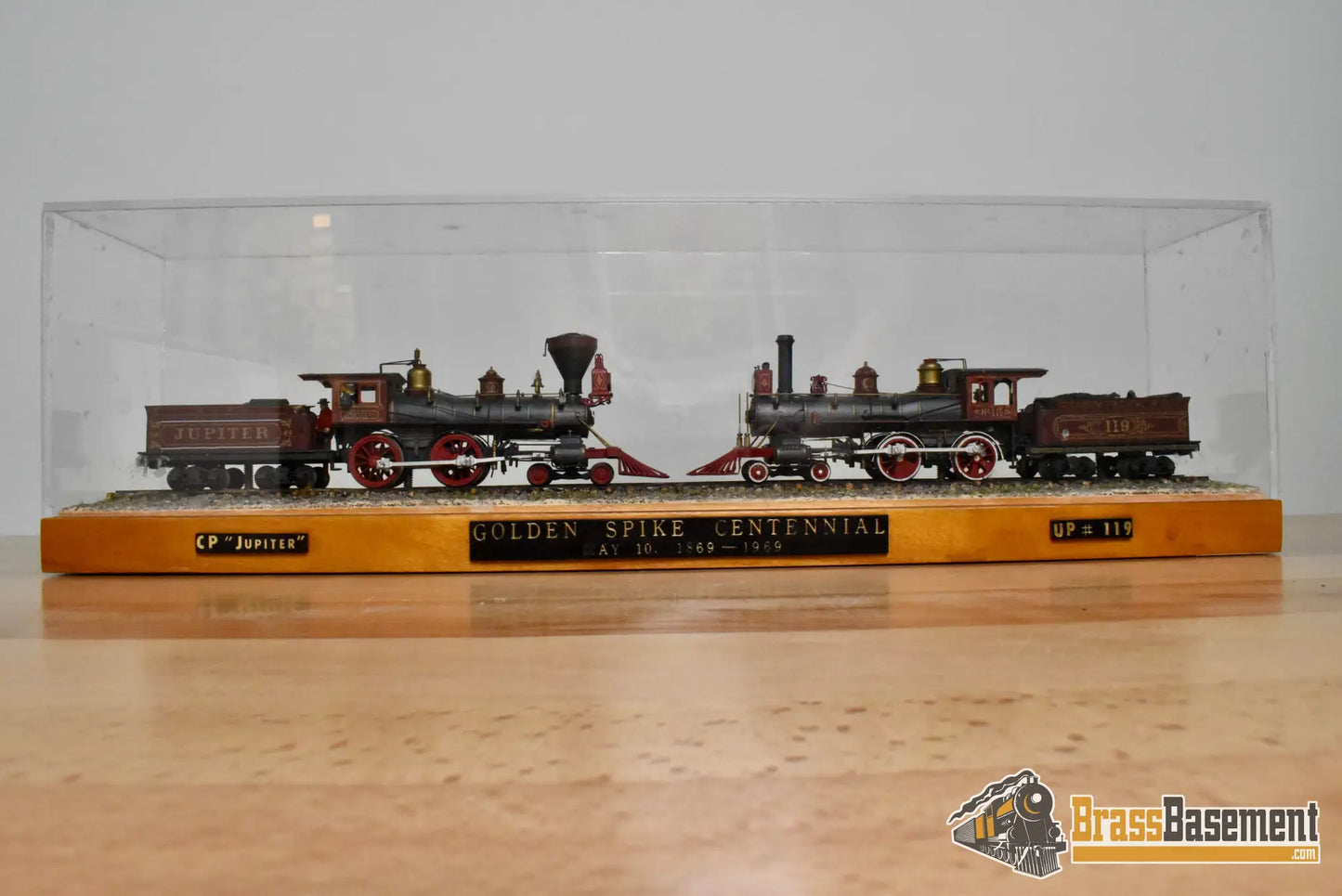 HO Brass - PFM UP/CP Union/Central Pacific Golden Spike Set 4-4-0 - Custom Paint UNPOWERED - Steam