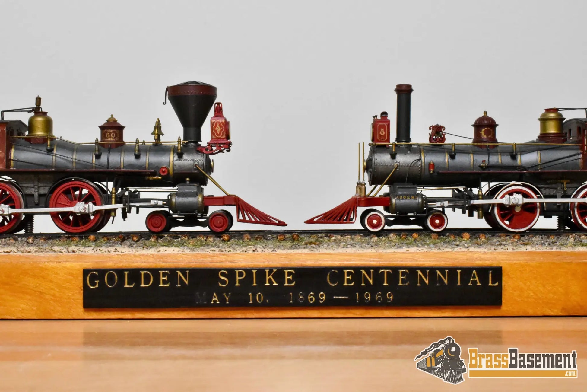 HO Brass - PFM UP/CP Union/Central Pacific Golden Spike Set 4-4-0 - Custom Paint UNPOWERED - Steam