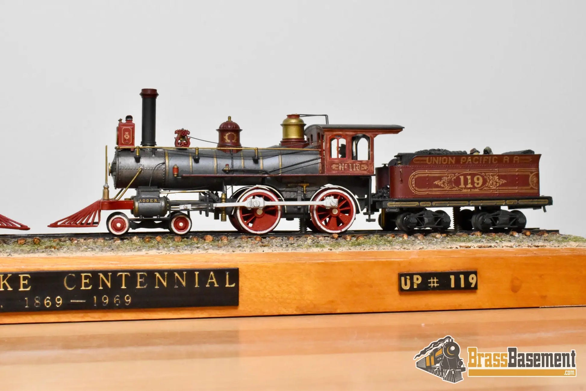 HO Brass - PFM UP/CP Union/Central Pacific Golden Spike Set 4-4-0 - Custom Paint UNPOWERED - Steam
