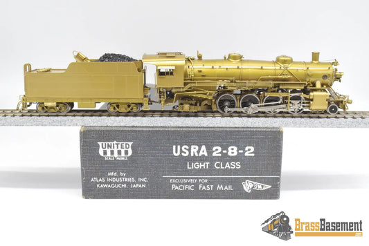 Ho Brass - Pfm Usra Light Mikado 2-8-2 Unpainted Smooth Runner 1977 Run Steam