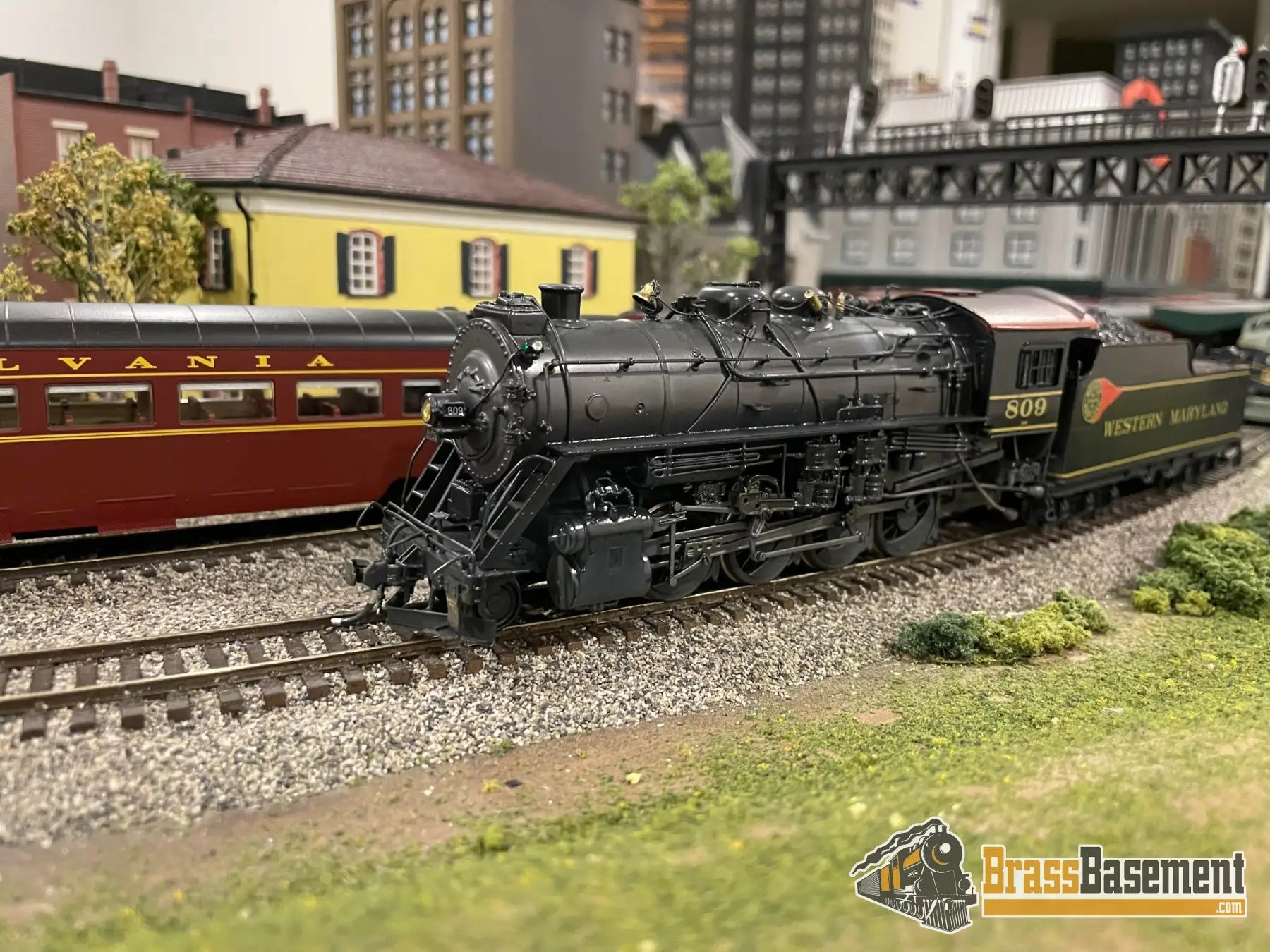 HO Brass - PFM Western Maryland WM 2-8-0 H-9 #809 - Pro Paint Steam