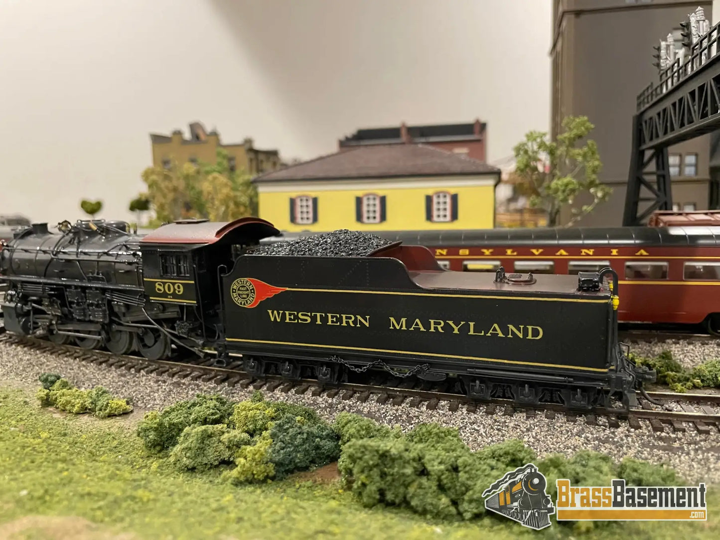HO Brass - PFM Western Maryland WM 2-8-0 H-9 #809 - Pro Paint Steam