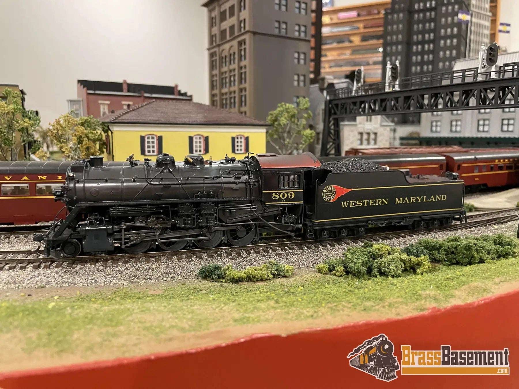 HO Brass - PFM Western Maryland WM 2-8-0 H-9 #809 - Pro Paint Steam