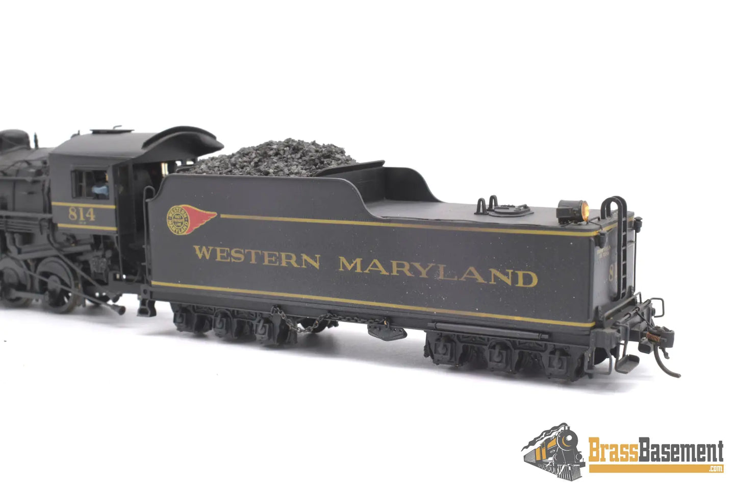 Ho Brass - Pfm Western Maryland Wm 2 - 8 - 0 H - 9 #814 Custom Painted Steam