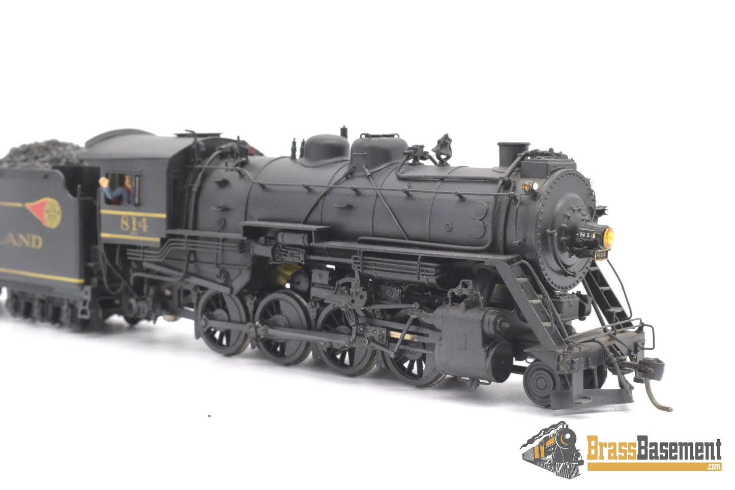 Ho Brass - Pfm Western Maryland Wm 2 - 8 - 0 H - 9 #814 Custom Painted Steam