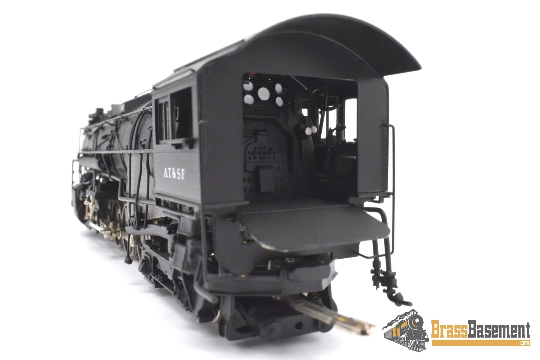 Ho Brass - Psc 15516 - 1 Atsf Santa Fe 2 - 8 - 4 #4197 Rebuilt Ex - B&M F/P Steam