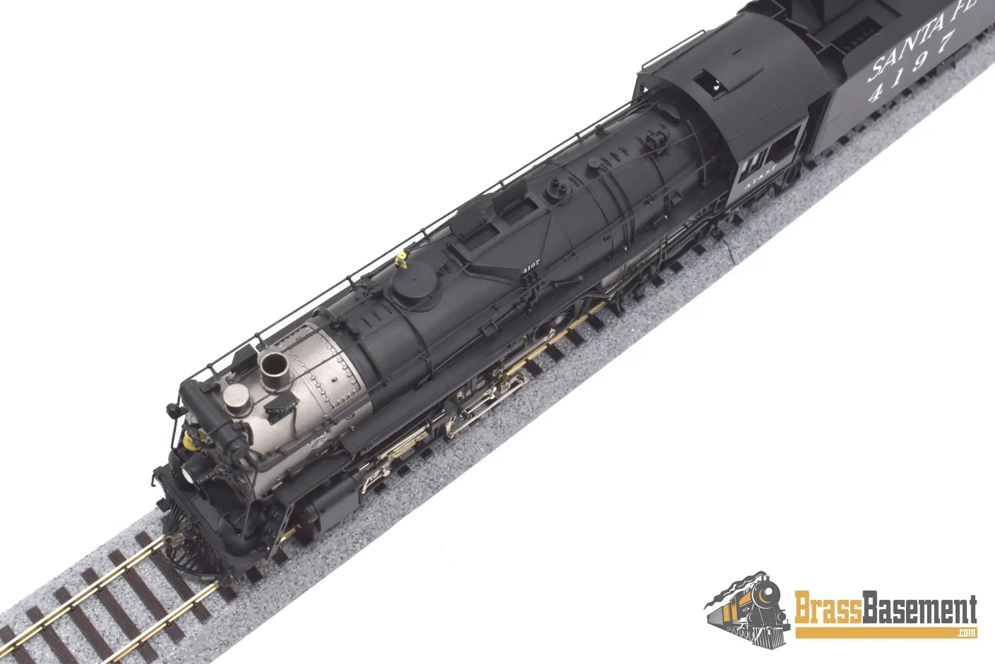 Ho Brass - Psc 15516 - 1 Atsf Santa Fe 2 - 8 - 4 #4197 Rebuilt Ex - B&M F/P Steam