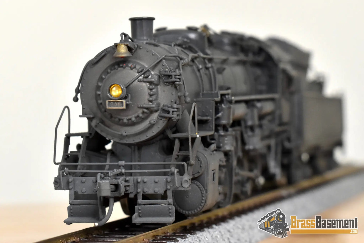 HO Brass - PSC 15874 N&W Norfolk & Western 0-8-0 S-1 #256 - Custom Paint + Steam
