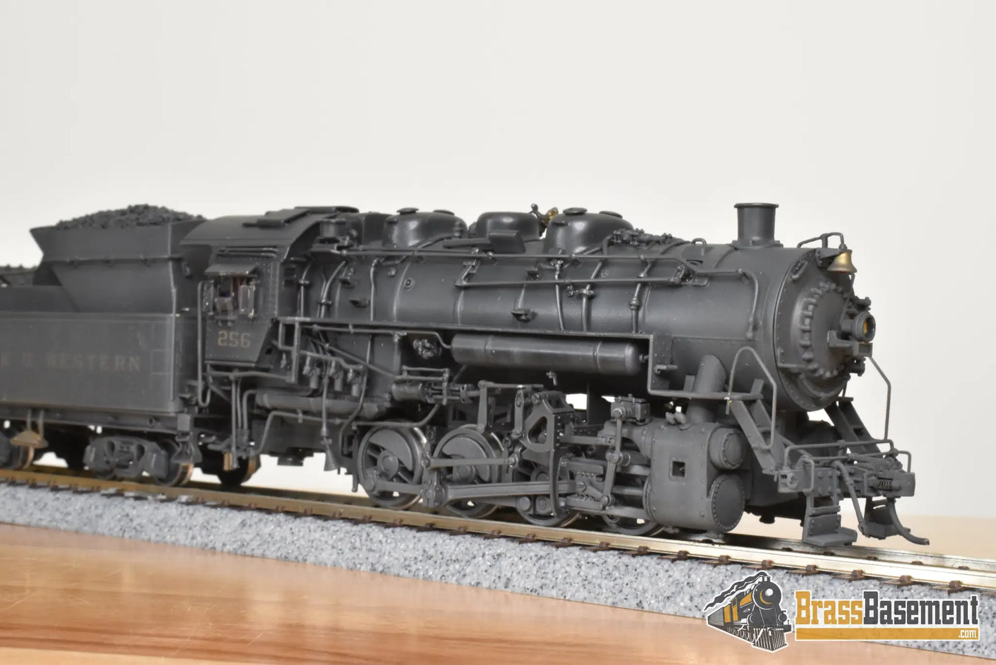 HO Brass - PSC 15874 N&W Norfolk & Western 0-8-0 S-1 #256 - Custom Paint + Steam