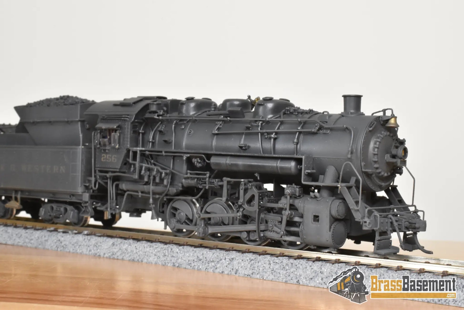 HO Brass - PSC 15874 N&W Norfolk & Western 0-8-0 S-1 #256 - Custom Paint + Steam