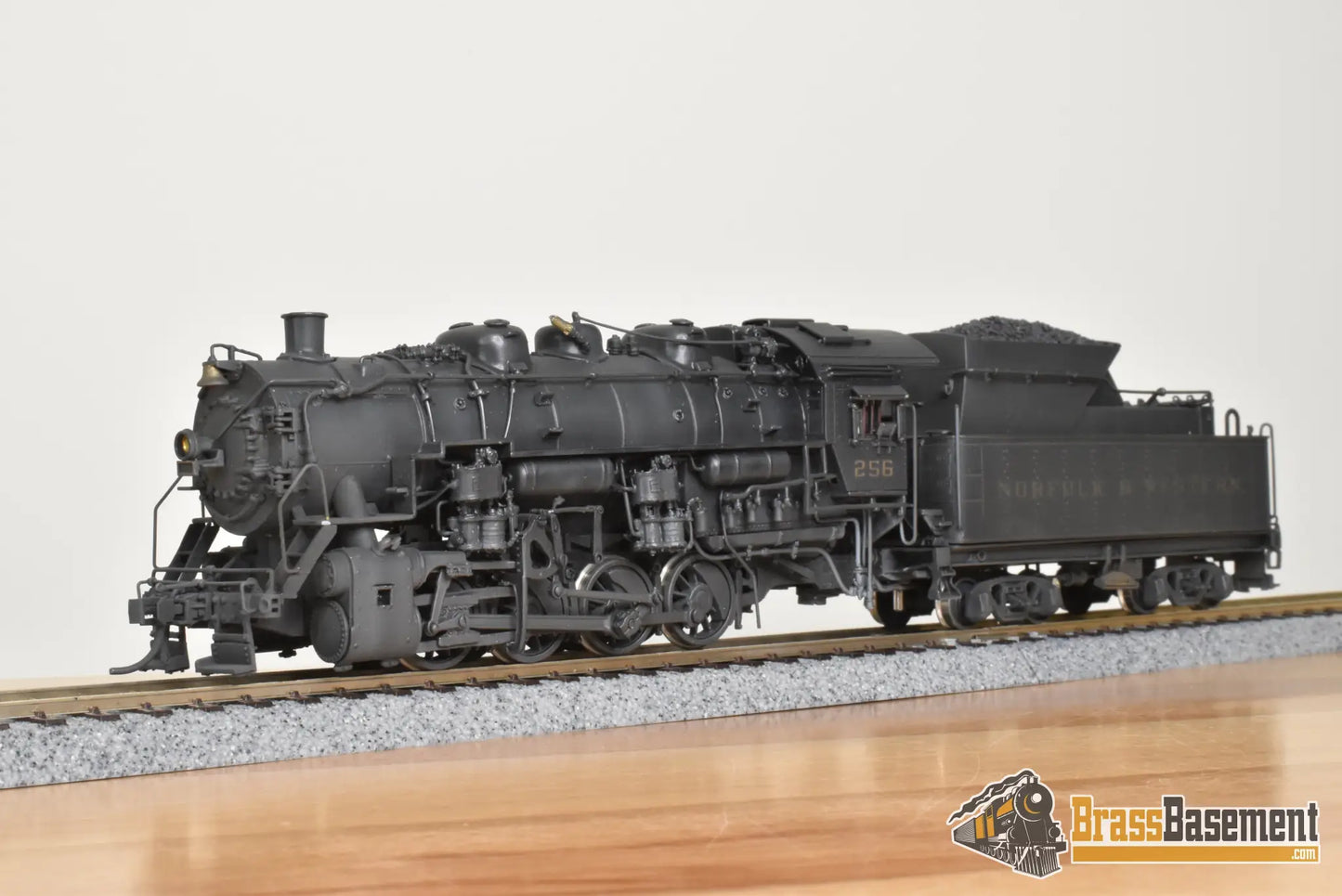 HO Brass - PSC 15874 N&W Norfolk & Western 0-8-0 S-1 #256 - Custom Paint + Steam